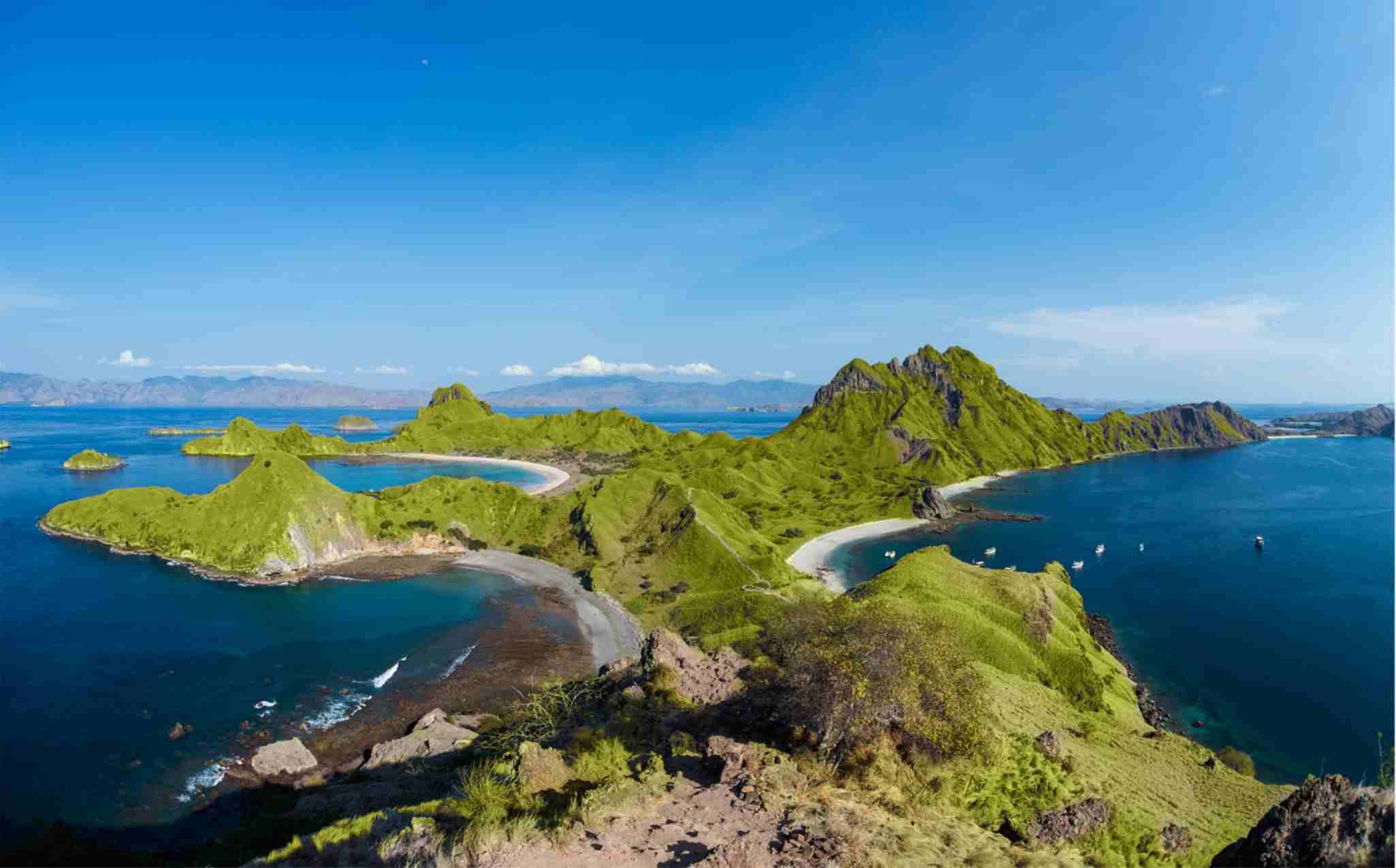 Padar Island Landscape Padar Island Landscape