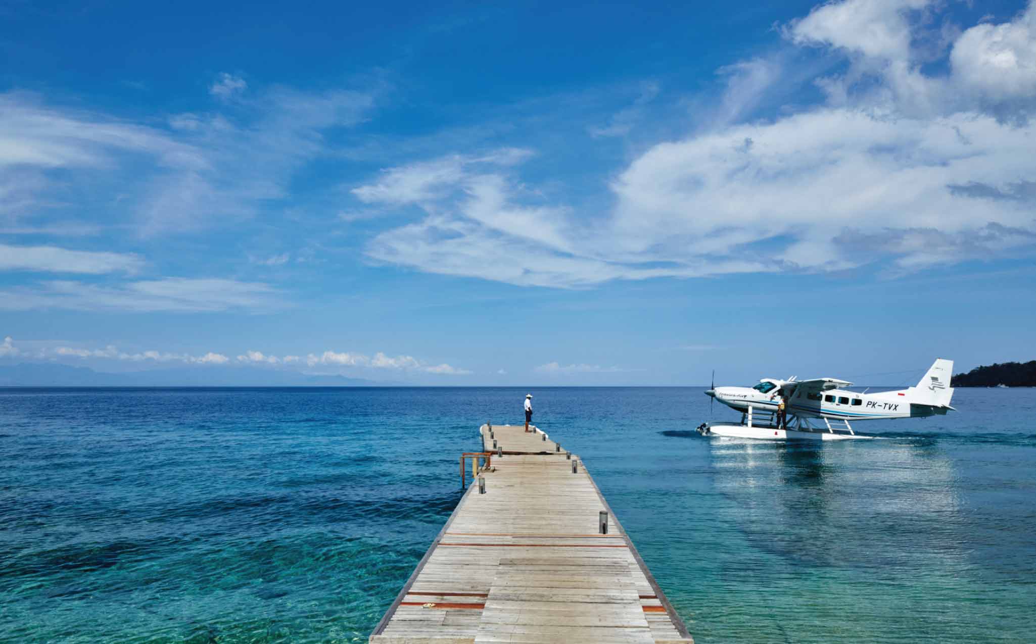 Arrive at Amanwana By Seaplane Arrive at Amanwana By Seaplane